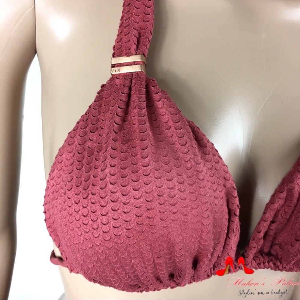 Vix Scale-Patterned Bikini Top - Picture 3 of 7